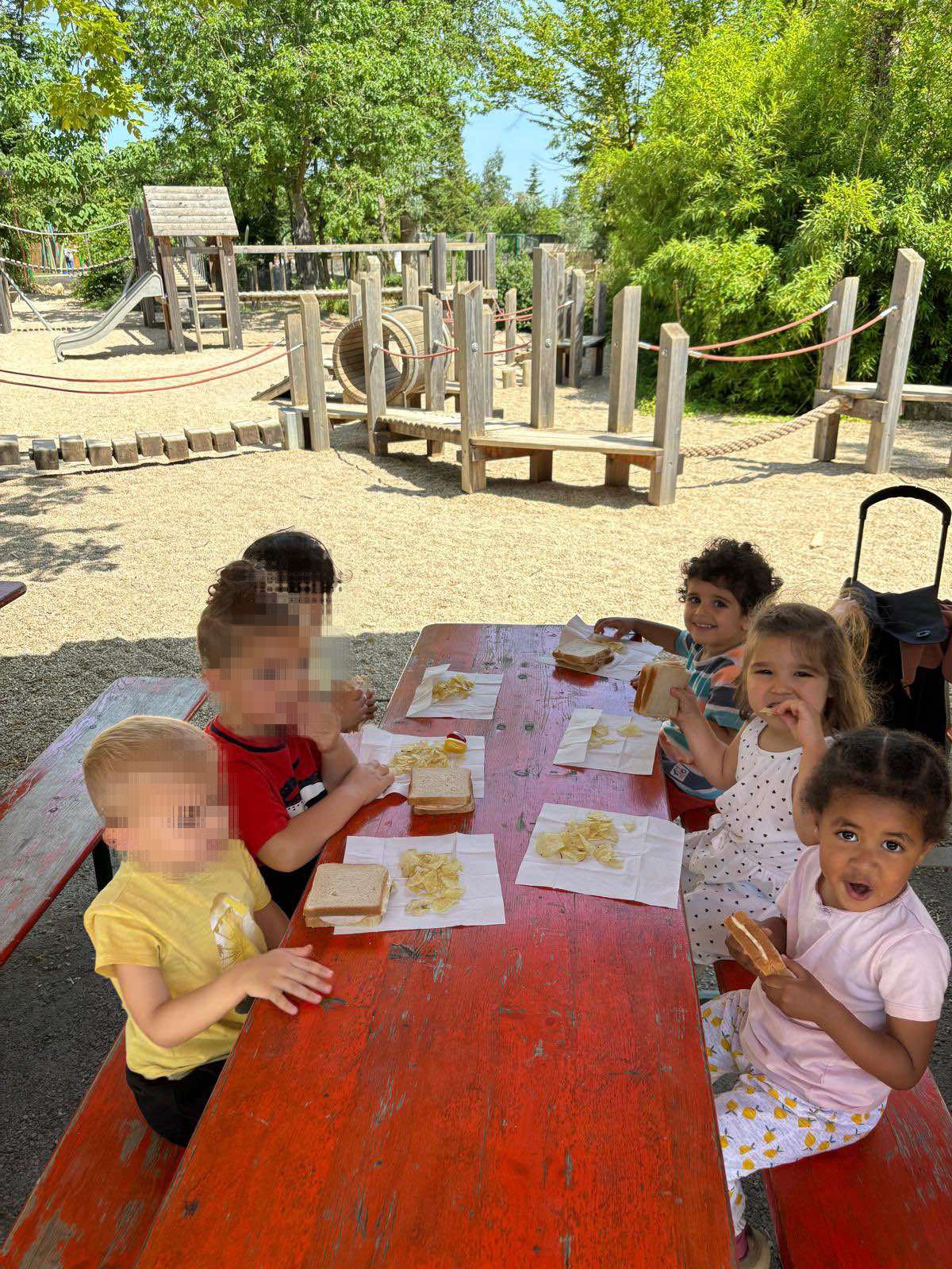 Cette été était rempli de visites de parcs