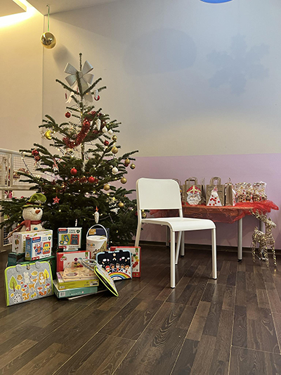 De Kleeschen ass an d'Crèche komm