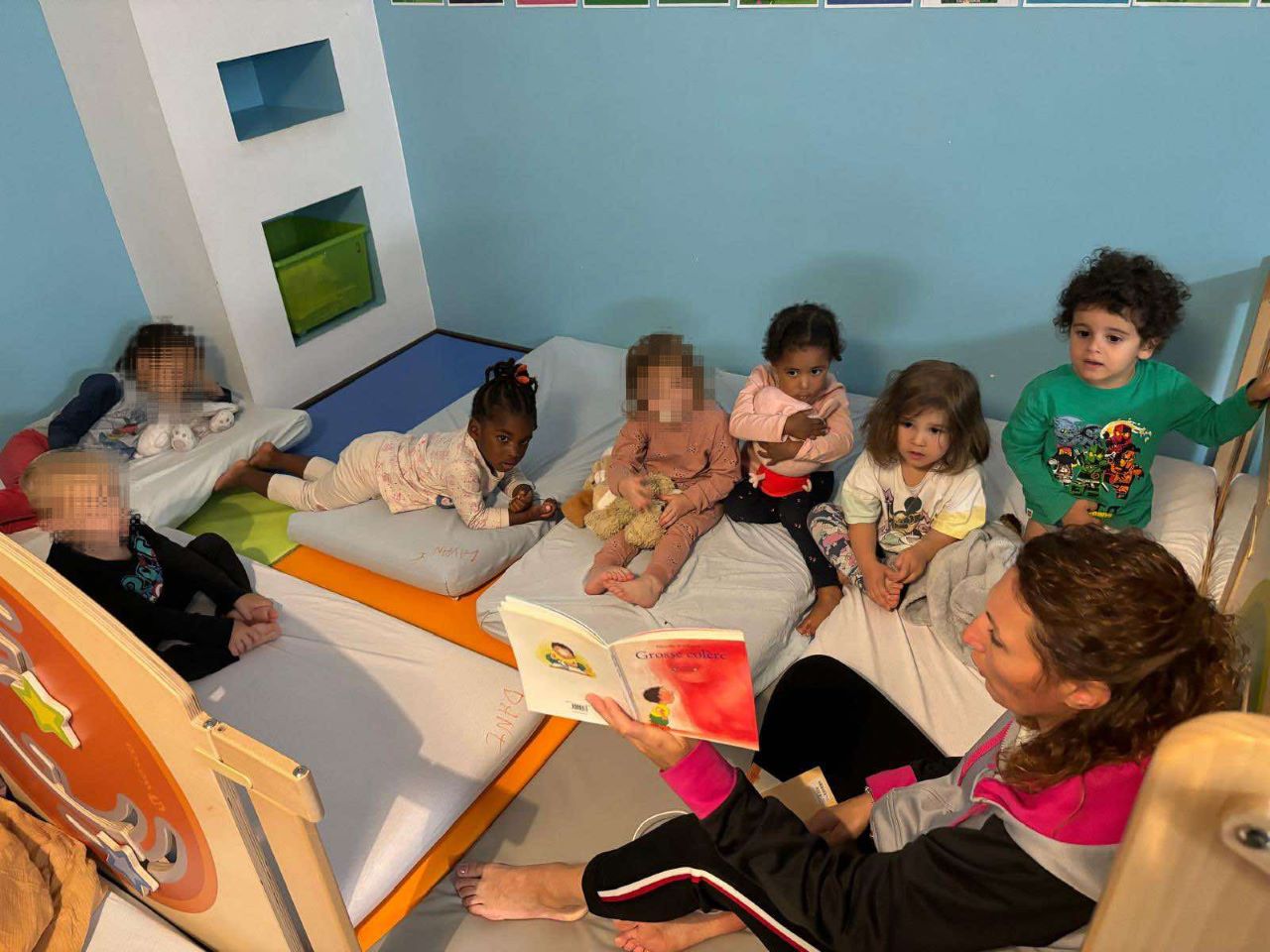 La nuit à la crèche