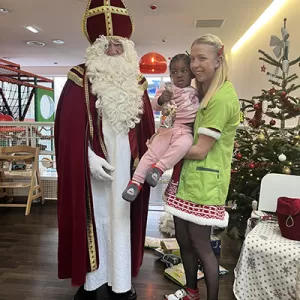 De Kleeschen ass an d'Crèche komm