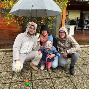 Monsieur Lapin à la Villa