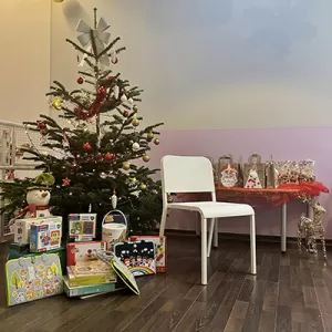 De Kleeschen ass an d'Crèche komm